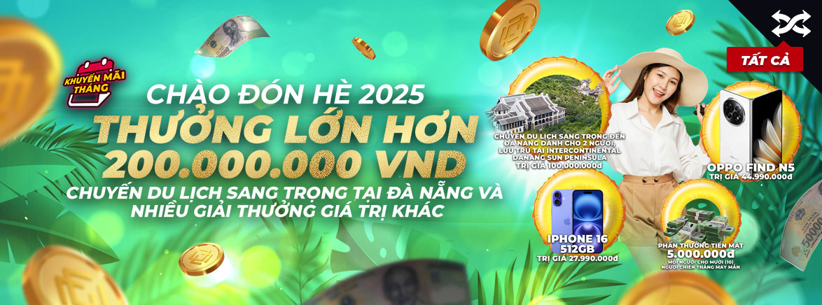 Chào đón hè thưởng lớn 200.000.000 VNĐ tại SV388 1 SV388 khuyến mãi: Chào đón hè 2025 thưởng lớn hơn 200.000.000 VNĐ